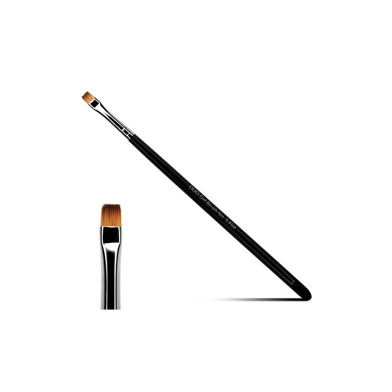 Pędzelek DUO Gel Brush No. 5 Płaski