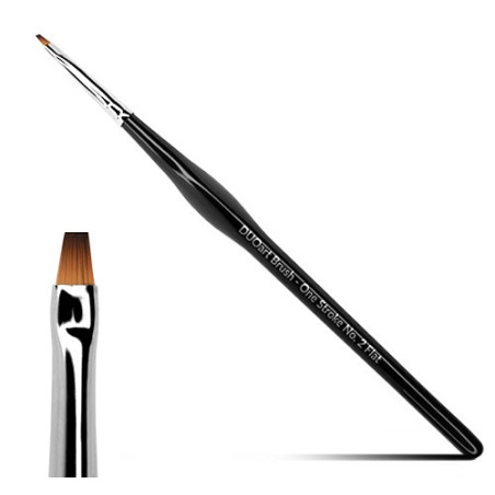 Pędzelek DUO Art One Stroke No. 2 płaski