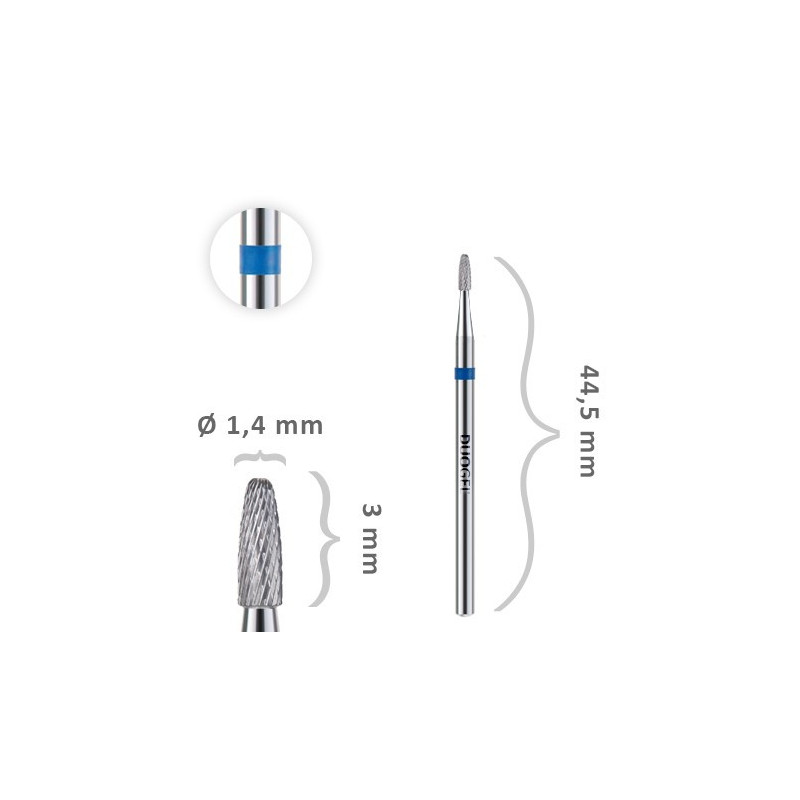 New Duo CONE ROUNDED UNIVERSAL NAIL DRILL BIT KR-STZO-Fi14B